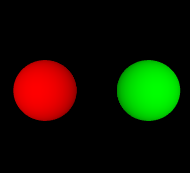 1 図形の周囲に光が当たっている感じ