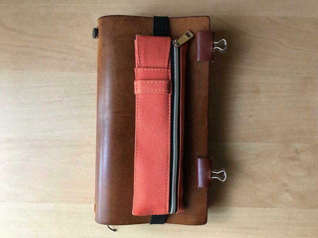 トラベラーズノート レギュラー　ブラウン。